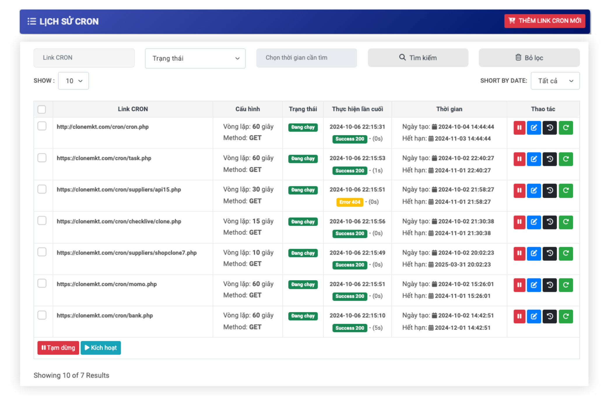 Dịch vụ cho thuê Cron Job uy tín